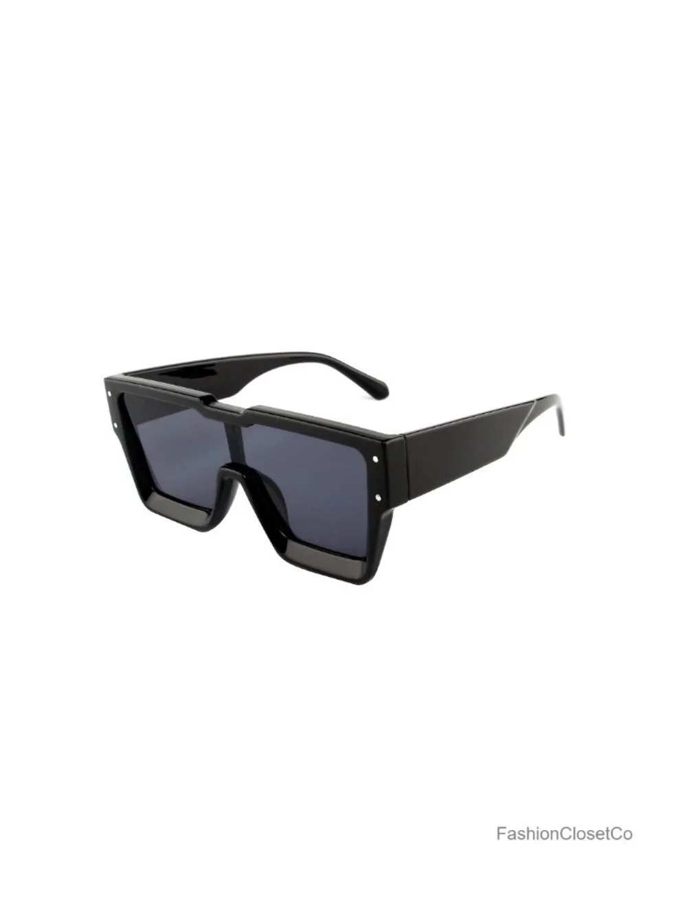 Oversized Square Sunglasses for Women Men UV400 Protection